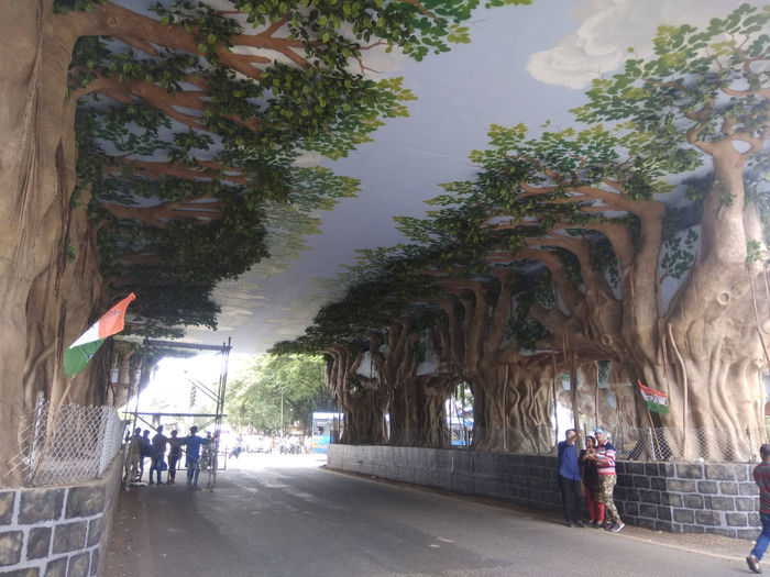 Triangle Bridge, Hadapsar, Pune — Jumbish project